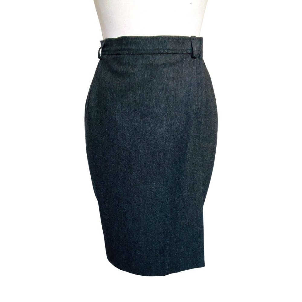 Yves Saint Laurent Rive Gauche Pencil Skirt YSL Vintage 70s 34 Made in France - Picture 15 of 15